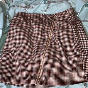 Plaid skirt